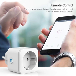 Image 2 - Tuya ZigBee Wifi Smart Plug EU 16A Power Monitor Timer Socket Remote Control Smart Home Wireless for Alexa Google Home Assistant