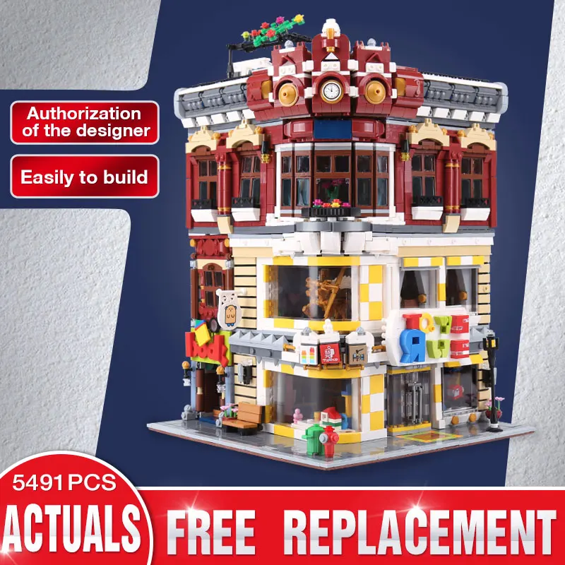 

DHL 01006 Creator Expert Chinese Style Building The Toys and Bookstore Set Compatible with legoing Building Block Bricks Kid Toy