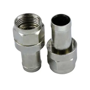 

100 pcs RF Coaxial CATV F for RG11 75-7 Cable Cell phone signal amplifier Cold pressure connector