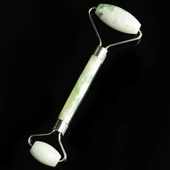

Natural Jade Roller Double Head Facial Massage Roller Face Slimming Body Head Neck Nature a Device Drop Shipping Face Roller