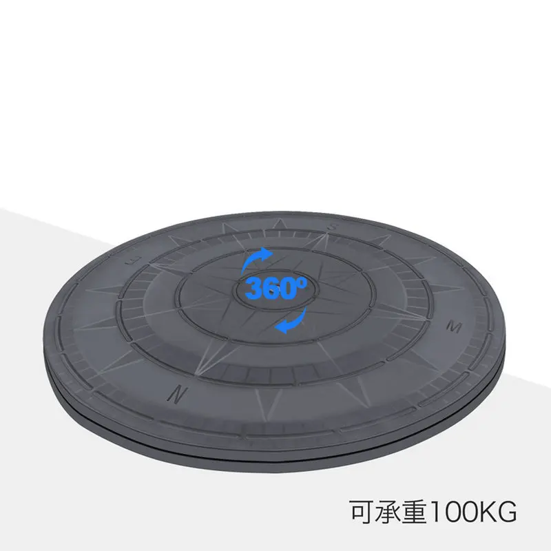 HQ P2 Double Side Clay Sculpture Pottery Plastic Swivel Plate Lazy Susan Package Turntable Base 40CM Dia  2MM Thicken Turntable