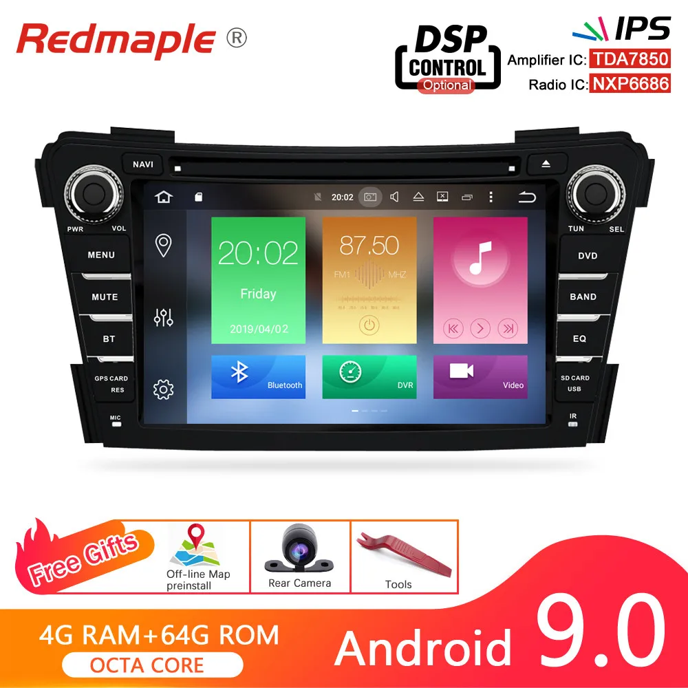 Android 9.0 4G ram Android 9,0 автомобильный Радио dvd-плеер навигация для hyundai i40 2011- wifi Bluetooth gps Видео Мультимедиа Стерео 64G rom - Цвет: Android 9.0