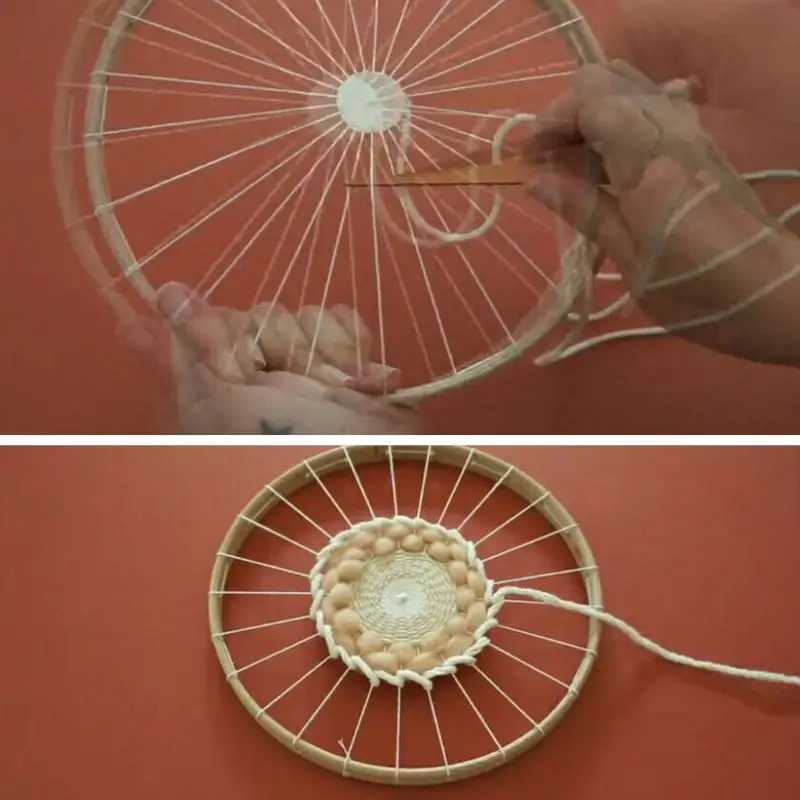 Детский круглый трикотажный ткацкий станок, ручной инструмент для плетения, набор ткацких станков