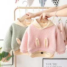 Новинка; весенне-осенняя одежда для маленьких девочек; хлопковый свитер с капюшоном; детская повседневная спортивная одежда с героями мультфильмов; Одежда для младенцев в Бразилии; VIP