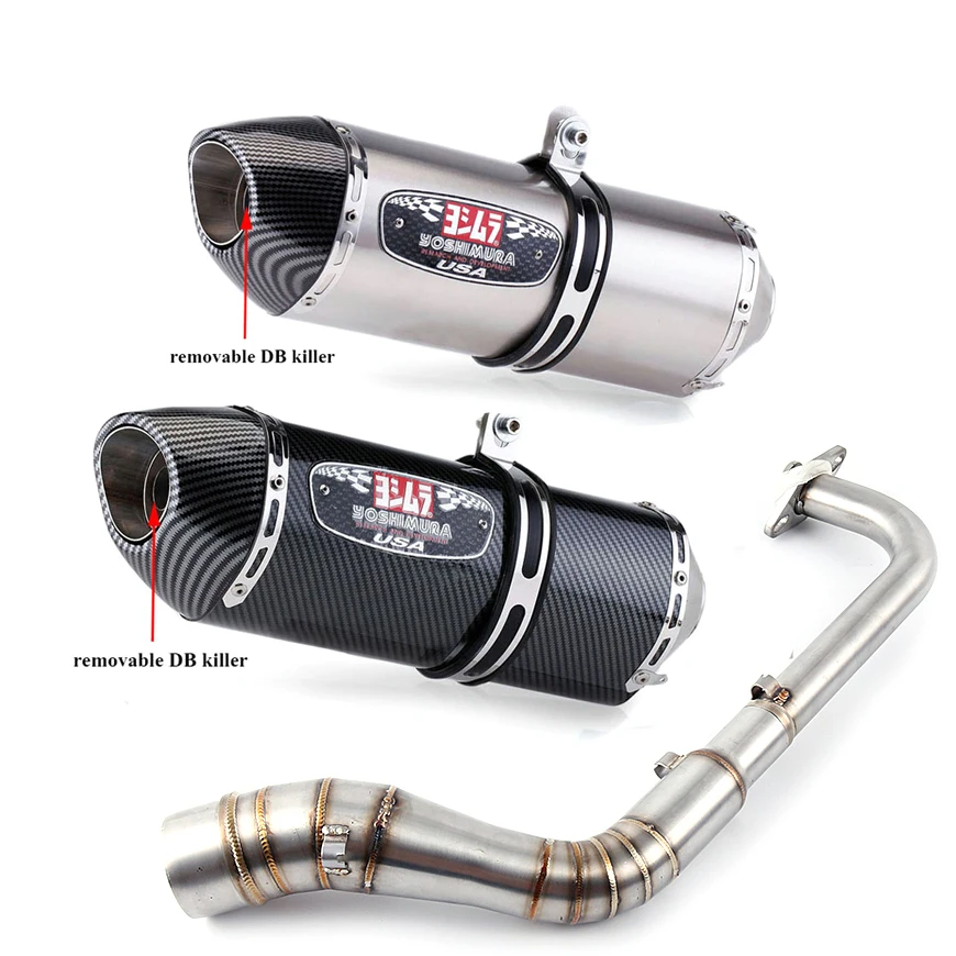 Nmax 125 Nmax 155 Slip On Sistema Di Scarico Completo Yoshimura R77 Silenziatore Escape Moto Db Killer Per Yamaha Nmax125 Nmax155 2015-2019