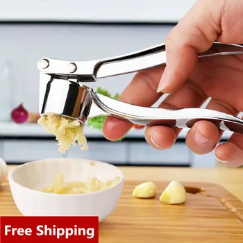 

Imitating Stainless Steel Garlic Press Crusher Kitchen Cooking Vegetables Ginger Squeezer Masher Handheld Ginger Mincer Tools