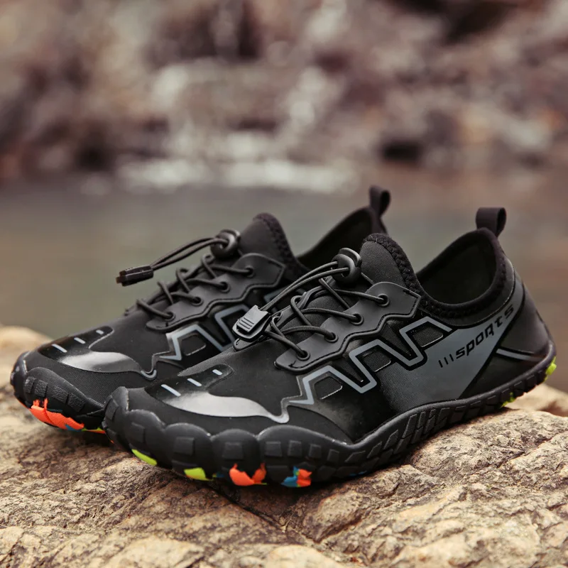 

2019 Couples Swimming Shoes Anti-slip Foot Covering Sandals Diving Casual Wading Upstream Shoes Outdoor Sports MEN'S SHOES