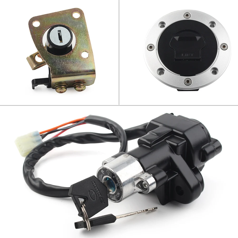 

Motorcycle Ignition Switch Fuel Gas Cap Cover Seat Lock Key Set For Suzuki GSXR600 GSXR750 GSX600 GSX750 GSX1200 TL1000R/S