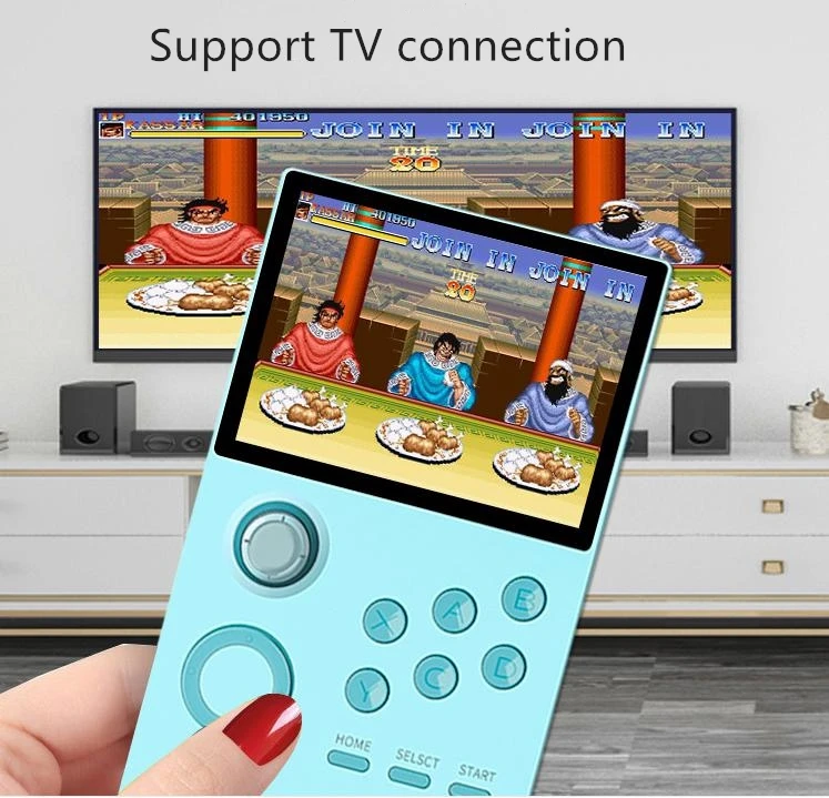 Powkiddy A19 новая Ретро портативная игровая консоль поддержка wifi ТВ подключение видео игровая консоль для PS N64 psp MD FC Эмулятор игры