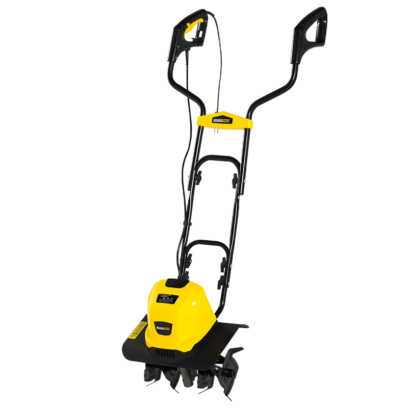 1500W 4-Knife Electric Scarifier Micro Tiller Small Plowing Machine, Household Digging Orchard Power Tool horticultural spade and fork digging assistor ground turning soil loosening tool garden cultivation agricultural labor saving auxiliary tools