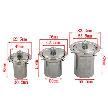 

Reusable Stainless Steel Tea Strainer Mesh Infuser Basket Loose Tea Leaf Infusers Herb Filter for Mug Teapot Teaware