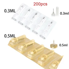 0,3 мл и 0,5 мл стерильный шприц для головы ампулы игла для гиалуроновой кислоты ручка-распылитель пистолет гиалурон для против морщин подъема губ