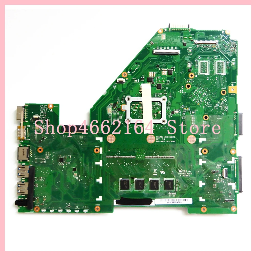 X550WA motherboard For ASUS A4-6210 CPU 4GB RAM Laptop motherboard X550 X552W X550WE X550W D552W No