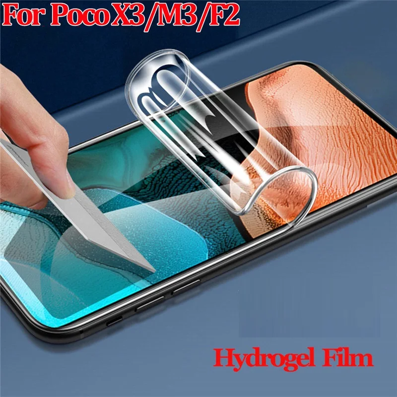 Pellicola Hydrogel Per Vetro Poco X3 Nfc Su Poco Phone F2 Pro Protezione Poco F3 F2 Pro Xiaomi Poco X3 Pellicola Salvaschermo
