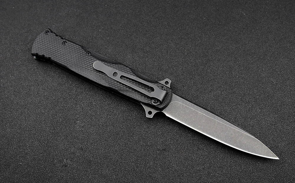 Folding Blade Utility Knife, G10 Handle, Autodefesa, Faca transversal ao ar livre