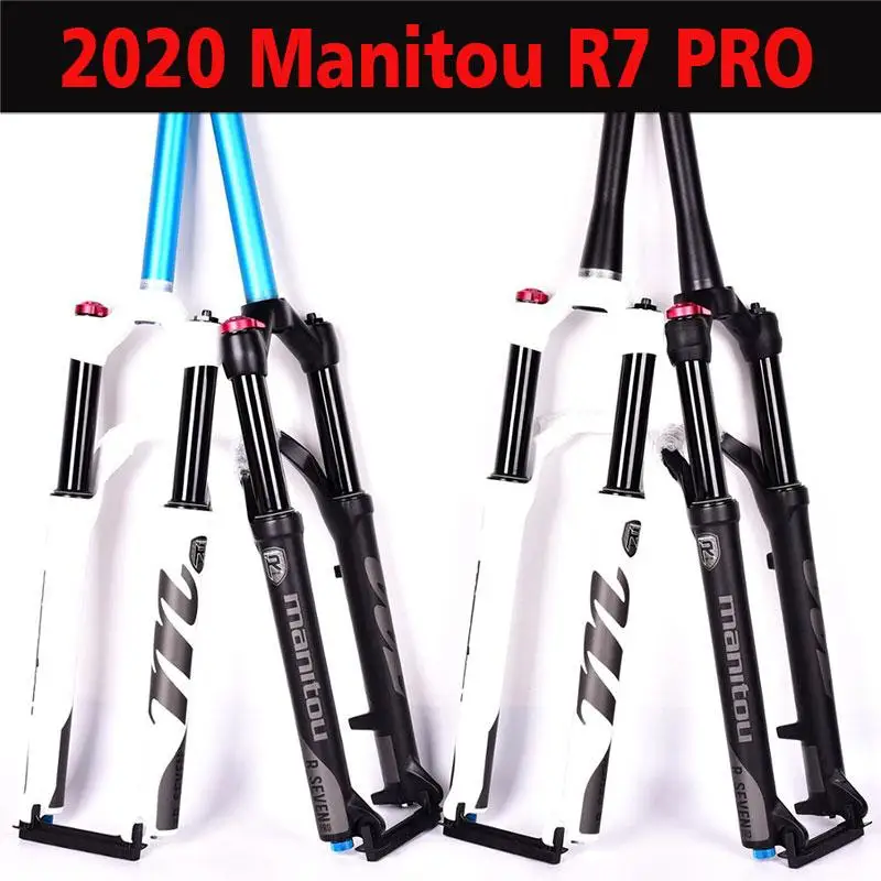

Manitou R7 PRO Bicycle Fork 26 27.5 inches Mountain MTB air Bike Fork Matte Black Suspension 2019 High Quality