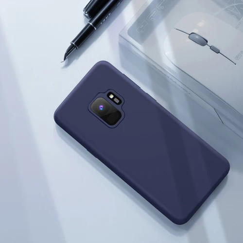 Распродажа для samsung Galaxy S9 S9 Plus чехол для телефона XUNDD роскошный жидкий силиконовый крепкий противоударный чехол для Galaxy S9+ чехол - Цвет: blue phone case