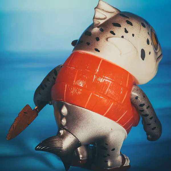 Mame Moyashi Maguro Senpai лосось тунец рыба сашими Виниловая фигурка модная игрушка|Игровые