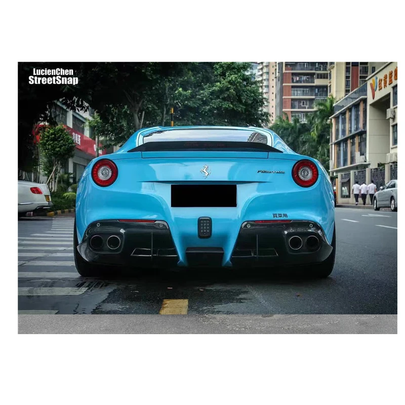 Чехол для заднего спойлера крылья Ferrari F12 Berlinetta 2013 2016 стильный спойлер из