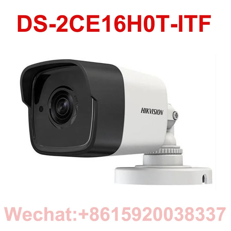 Hikvision 5MP TVI/AHD/CVI/CVBS 4 в 1 аналоговая цилиндрическая камера DS-2CE16H0T-ITF 5 мегапиксельная камера видеонаблюдения система камеры