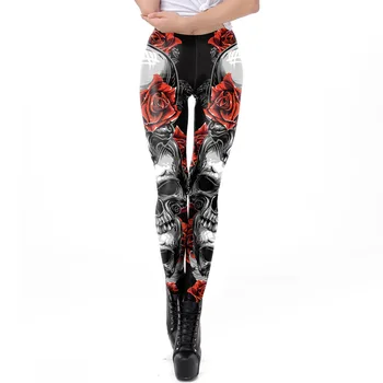 

Sexy Push Up Leggings Women Fitness Pants High Waist Sport Leggings Halloween New Digital Printed Pants Leggings Workout Ladies