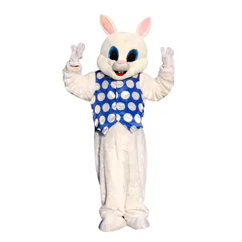 

Professional Easter Rabbit Mascot Costume Fancy Dress/Cartoon Suit Adult size compressible
