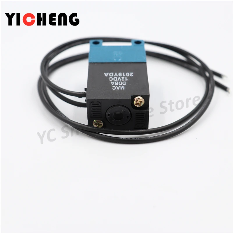 solenoid valve 35A-ACA-DDBA high frequency valve marking machine dispensing machine valve DC12V   Free 3Pcs 1/8 connector  MAC