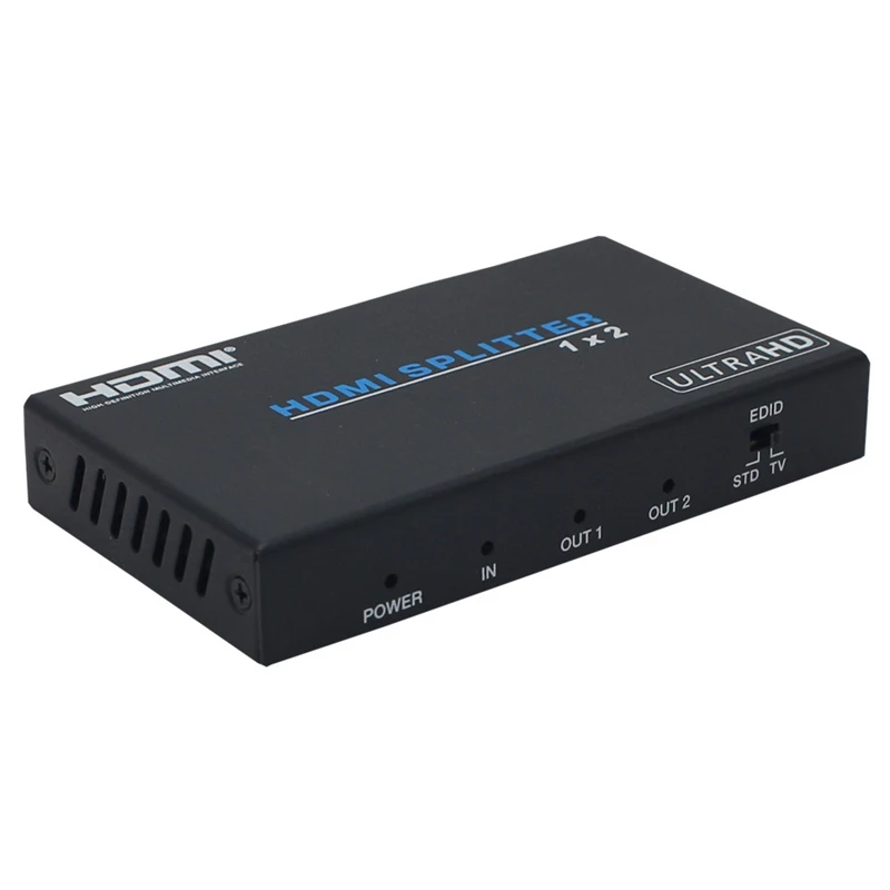 1X2 HDMI2.0B сплит-адаптер 4 K/60Hz 3D HDR 1080P HDMI на 2 разъема EDID управления для DVD PS3 CCTV EU Plug