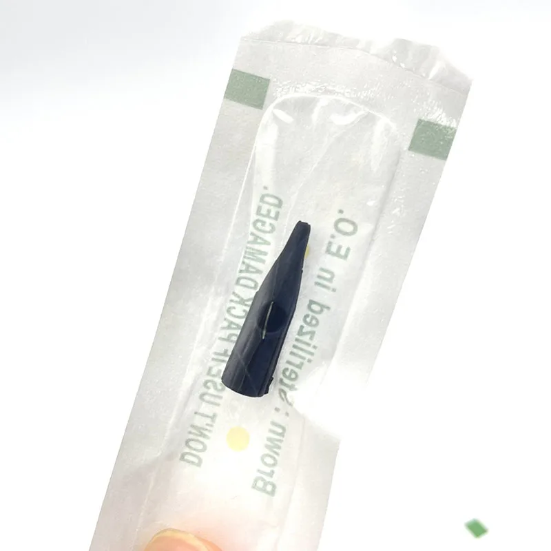 50 PCS NeedleTips Black 1RL/3RL Needle Caps For Permanent Makeup Dragon/Mosaic/Merlin Tattoo Machine
