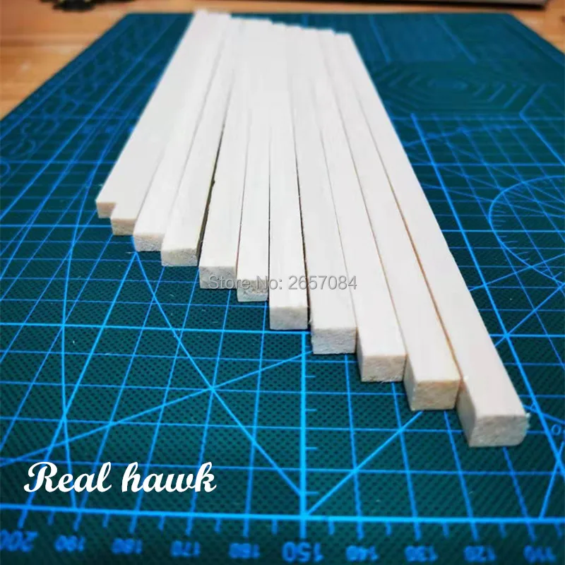 

200 mm length 7 mm thickness width 8/9/10mm wood strip AAA+ Balsa Wood Sticks Strips for airplane/boat model DIY
