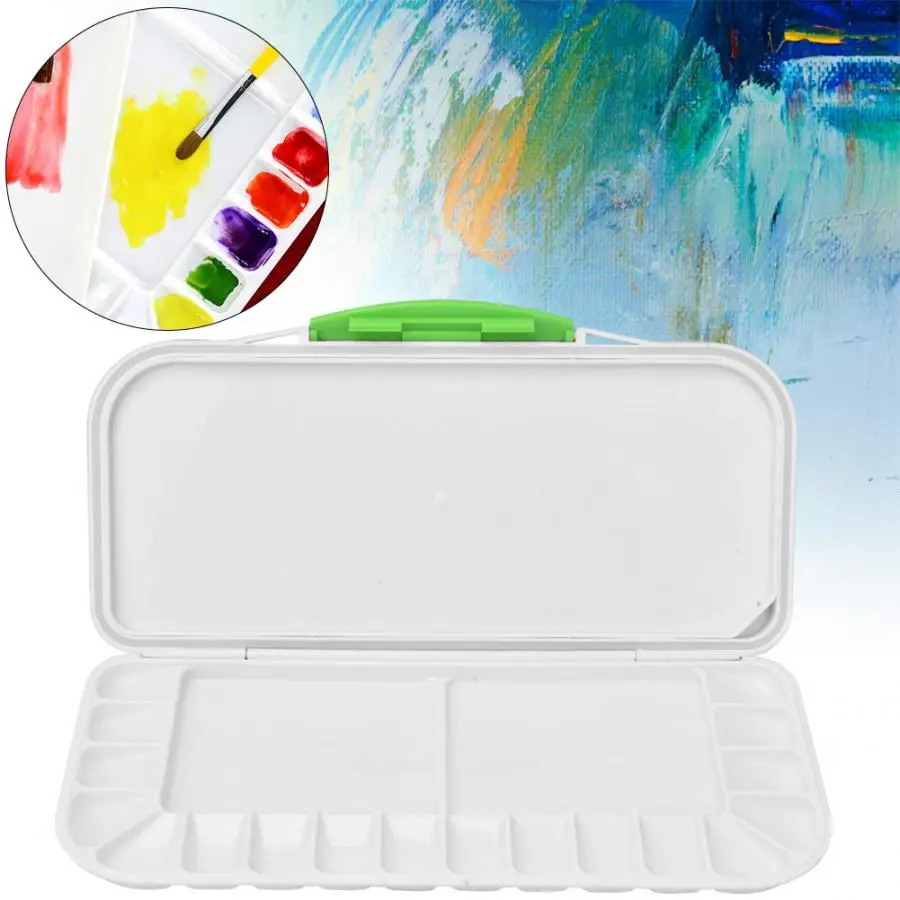 Paint Palette Multifunctional Portable ABS Synthetic Resin Painting Drawing Art Supplies