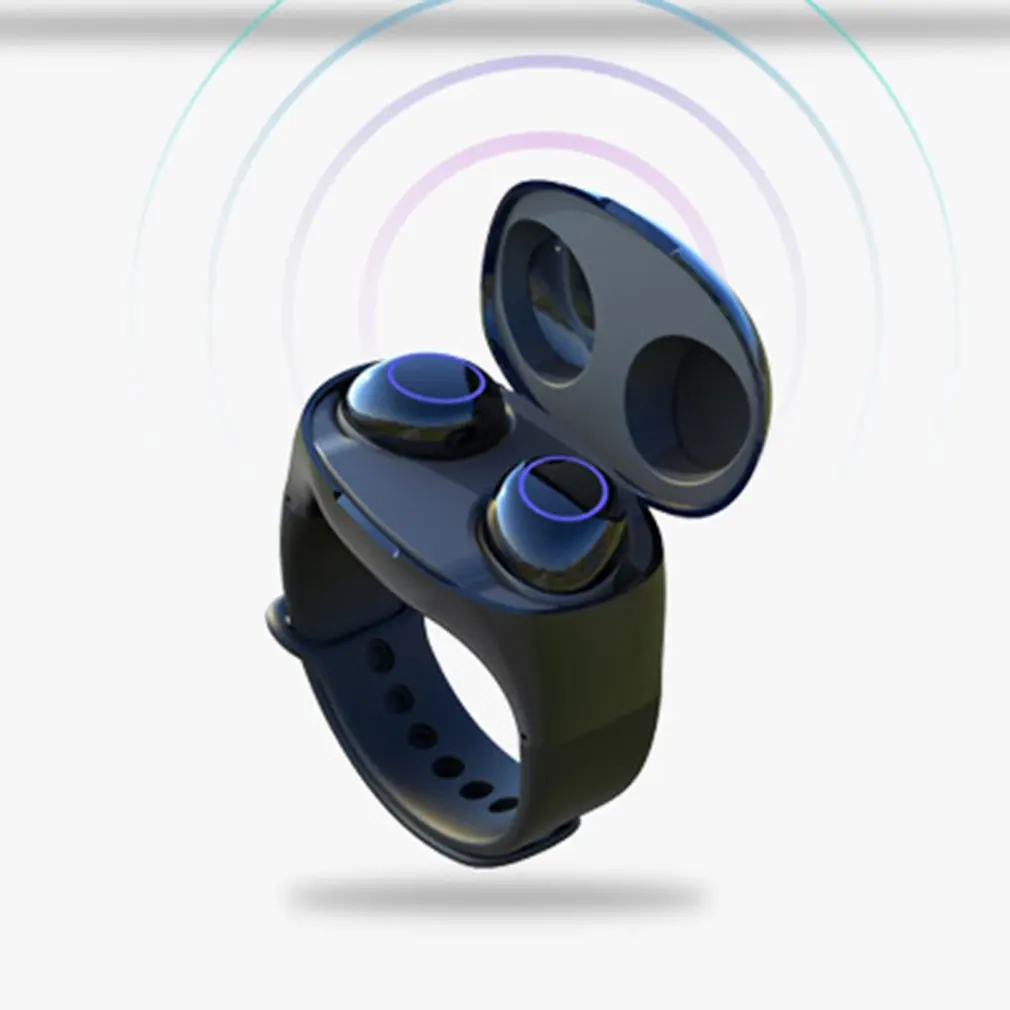 Новые TWS Браслеты Наушники Bluetooth 5,0 настоящие Беспроводные наушники с шумоподавлением сенсорные бинауральные спортивные наушники