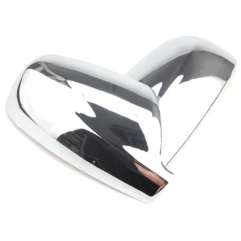 

For Peugeot 307 CC SW 407 2004-2012 Door Side Wing Mirror Chrome Cover Rear View Cap Accessories 2pcs per Set Car Stying