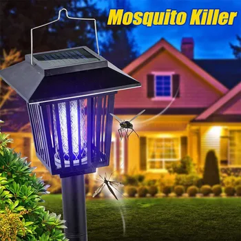 

Hiyork Mosquito Killer Lamp Solar Mosquito Killer Garden Led Light Bug Zapper Lamp Anti Mosquito Lamps Waterproof For Outdoor