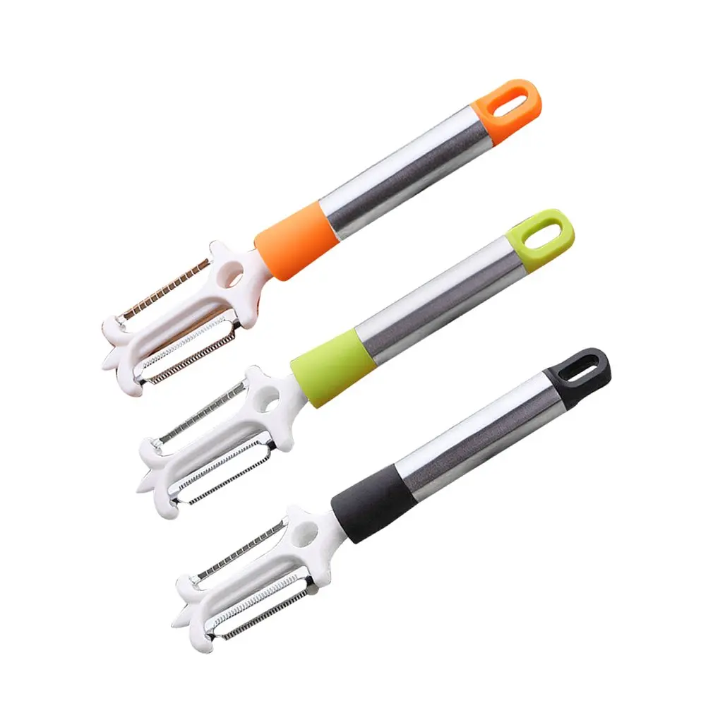 1PC Stainless Steel Cheese Butter Dual Grater Potato Vegetable Slicer Manual Kitchen Accessories Cooking Tools