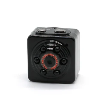 

1080p Mini Camera HD Video 360 Degree DV DV SQ9 Camcorder Micro Cam Motion Detection With Infrared Night Vision Round/Square