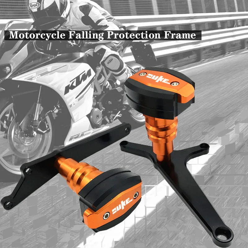 Для RC390 RC200 RC 390 200 2013-2018 защита от падения на Мотоцикл с ЧПУ защитная рамка ползунок