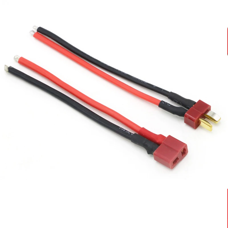 Мужской женский Т-образный Разъем XT60 разъем с 100 мм 14AWG силиконовый провод iMax b6 аксессуар для RC Lipo/Ni-CD зарядки аккумулятора