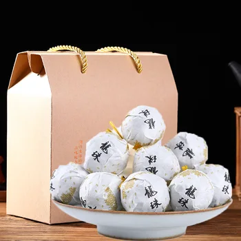 

2020 7A Chinese Pu'er Raw Tea Iceland Ancient Tree Dragon Ball Pu'er Tea Handmade Xiaotuo Tea Green Food For Beauty Lose Weight