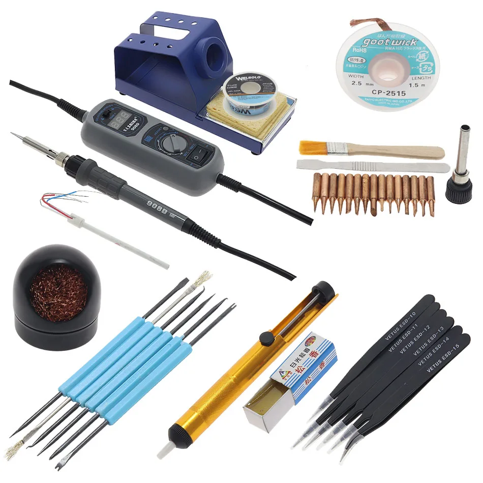 Высококачественный паяльник 220 В/110 В SAIKE 908D, Электрический паяльник с регулируемой температурой