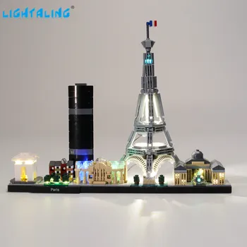 

Lightaling Led Light Kit For Architecture Paris Building Blocks Compatible With 21044 17015 ( Lighting Set Only )