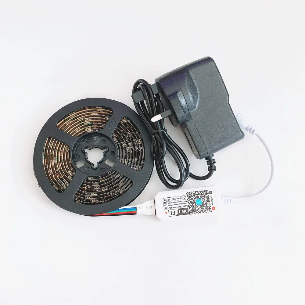0 5 м/1 м/2 м/3 м в светодиодный светильник RGBW RGBWW 5050 SMD 44 светодиодов/M черная печатная