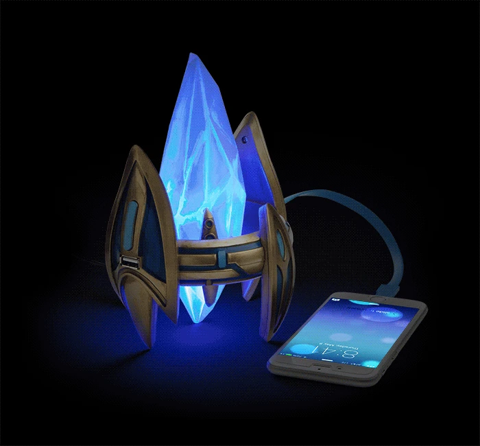 

Lol Inhibitor Starcraft 2 Legacy of The Void Protoss Roboticsbay Model Led Light Usb Mobile Charger