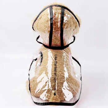 

Waterproof Transparent Raincoats S-XL Dog Raincoat Spring Rain Coats Dog Light Clothes Pet Accessories Puppy Rain