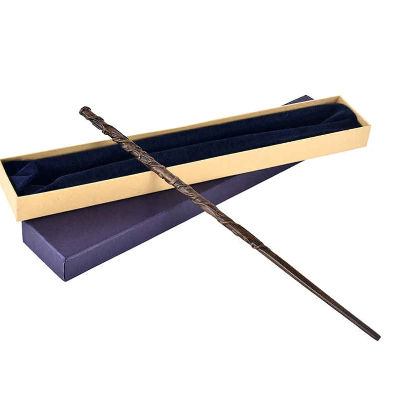Varita mágica Voldemort Hermione, accesorios de Cosplay, núcleo de Metal/hierro con caja, juguetes de regalo, pasatiempos
