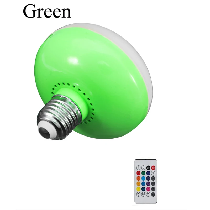 Новинка Горячая Мини Bluetooth лампа E27 12 Вт RGB светодиодный Bluetooth Drahtlose Fernbedienung Musik Lautsprecher Birne