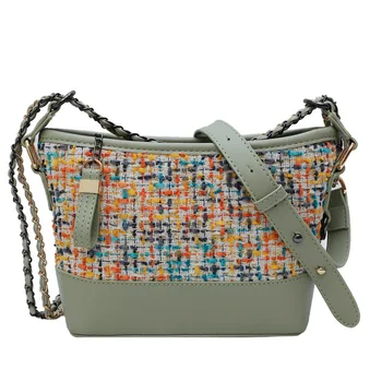 

Wool Women's Designer Chain Shoulder Messenger Bag Hobos Luxury Ladies Bolsos Female Crossbody Bags