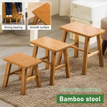 

S/M/L Bamboo Wood Shoe Bench Stool Living Room Home Furniture Ottoman In The Hallway Bench Sofa Tea Table Small Stool Chair