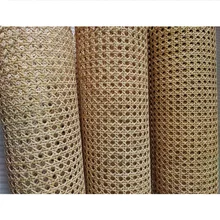  40-50CM Wide 1-2 Meters Long Natural Cane Webbing Real Indonesia Rattan Roll Wall Decor Natural Rattan Furniture Repair Material 