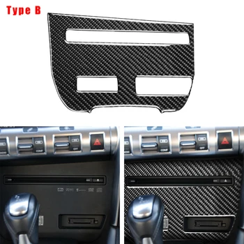 

New Arrival High Quality For Nissan GTR R35 2008-2016 Carbon Fiber Strip CD Panel Decorative Cover Trim B